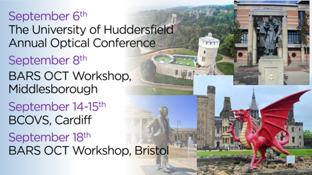 Upcoming events we are attending this Autumn