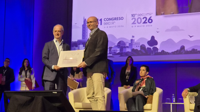 “Entrega de reconocimiento de SECOIR a Topcon España