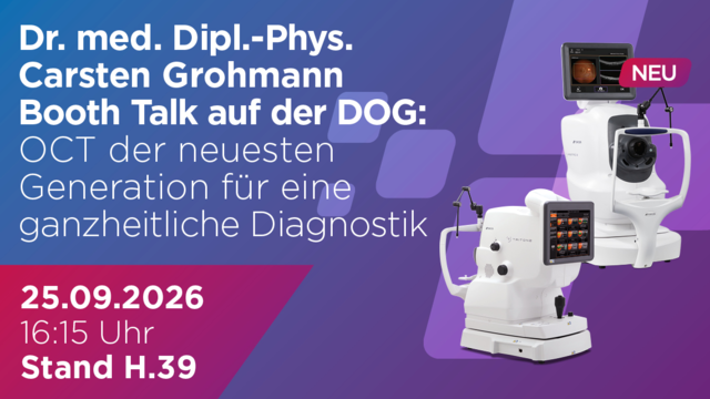 Topcon Booth Talk auf der DOG 2026