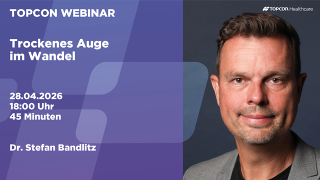 Webinar „Trockenes Auge im Wandel”