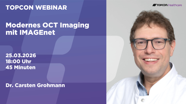 Webinar "Modernes OCT Imaging mit IMAGEnet"